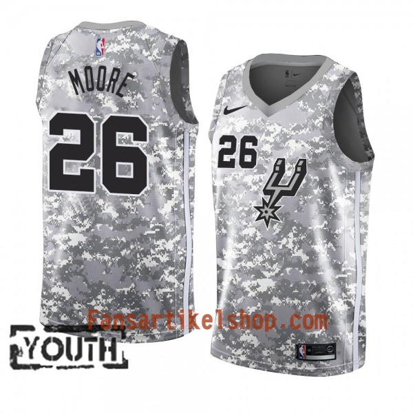 San Antonio Spurs Trikot Ben Moore 26 2018-19 Nike Grau Swingman - Kinder San Antonio Spurs Trikot Ben Moore 26 2018-19 Nike Grau Swingman - Kinder